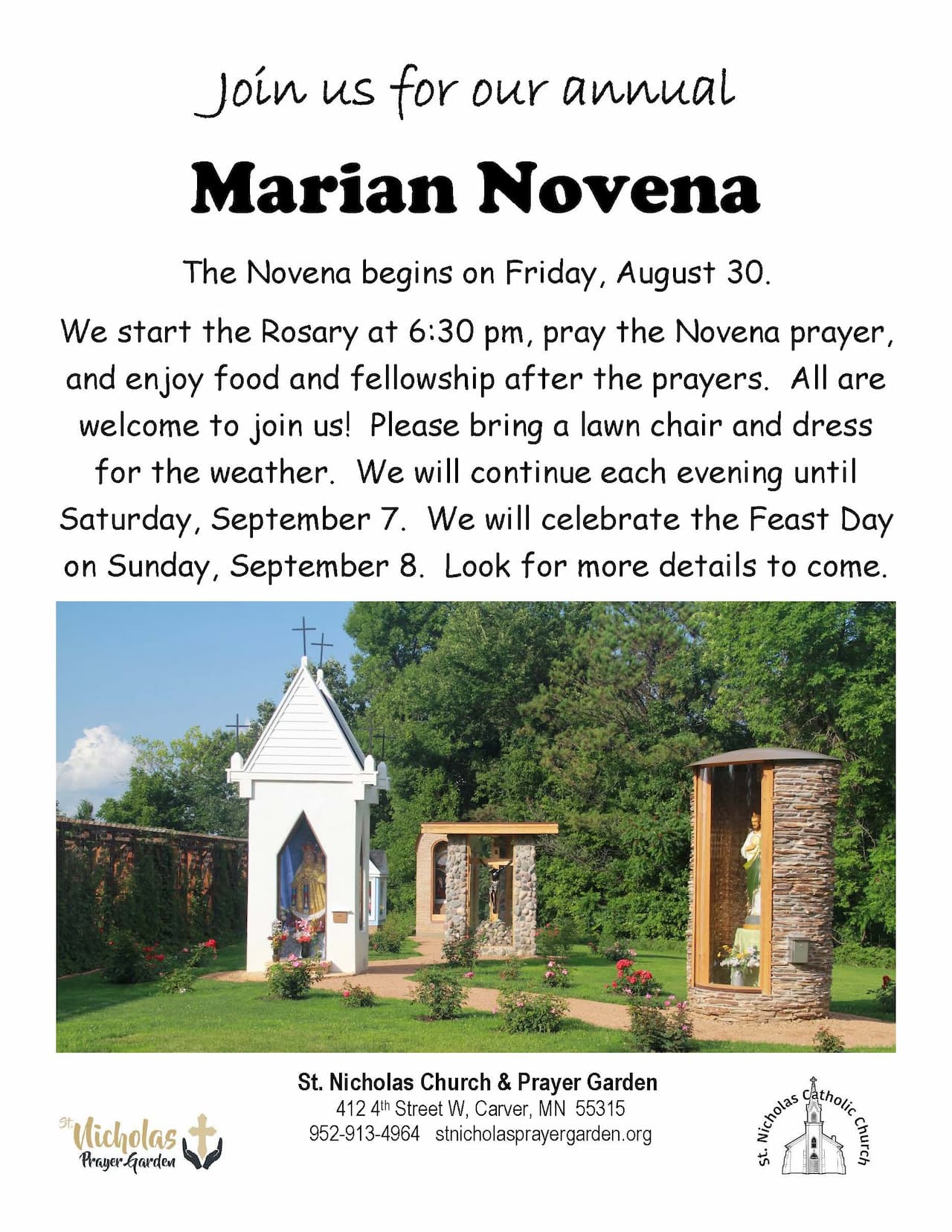 Marian Novena Flyer